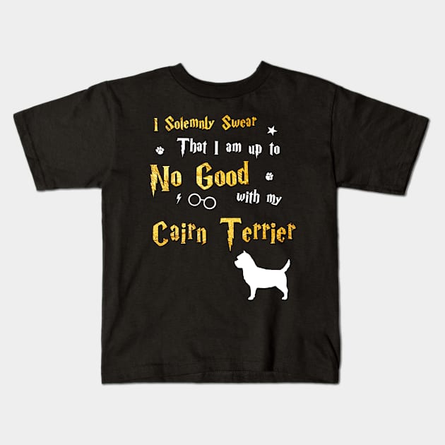 Cairn Terrier Kids T-Shirt by dogfather